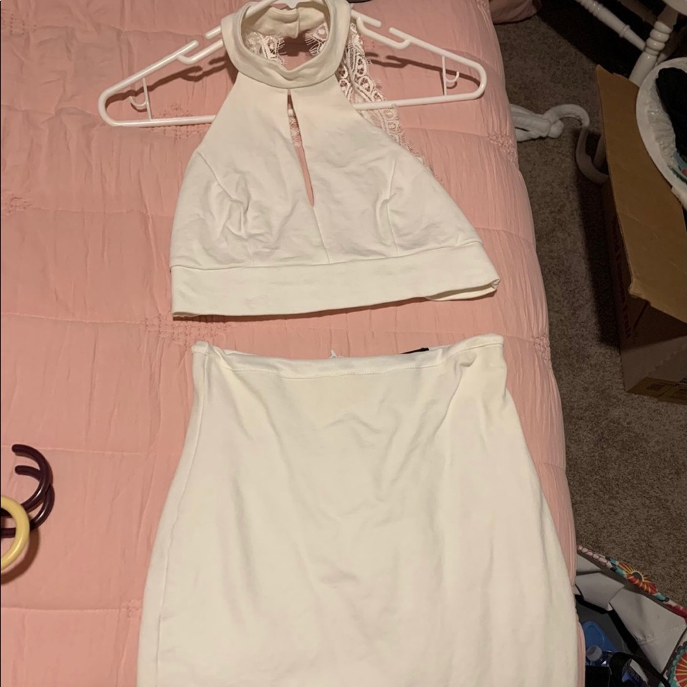 Crop and skirt